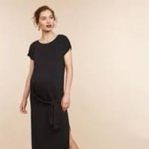 Mimi maternity black dress